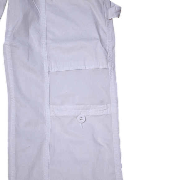 LoveGEN straight leg cargo pants off white NWT size 11 - Picture 8 of 16